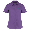 View Image 1 of 1 of Kustom Kit Women's Poplin Shirt - Short Sleeve - Embroidered