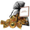 View Image 1 of 5 of DISC Organza Bag - Gold Foiled Caramels
