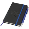 View Image 1 of 4 of Noir A6 Notebook with Reno Pen - Debossed