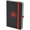 View Image 1 of 3 of Bowland A6 Notebook - Black - Printed