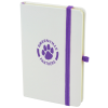 View Image 1 of 4 of Bowland A6 Notebook - White - Printed