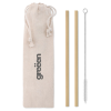 View Image 1 of 2 of Bamboo Straw Set