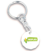 View Image 1 of 2 of DISC Bioplas Trolley Coin Keyring