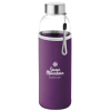 View Image 1 of 2 of Utah Glass Water Bottle with Neoprene Pouch