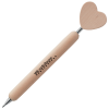 View Image 1 of 2 of DISC Wooden Heart Pen