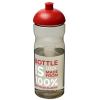 View Image 1 of 1 of DISC Eco Base Sports Bottle - Charcoal - Domed Lid - Printed