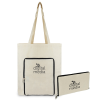 View Image 1 of 3 of DISC Farrington Foldable Cotton Bag - Printed