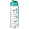 View Image 1 of 2 of Vibe Sports Bottle - Clear - Flip Lid