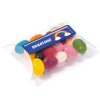 View Image 1 of 2 of DISC Sweet Pouch - 27g Gourmet Jelly Beans - Rainbow Design