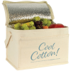 View Image 1 of 15 of Marden 6 Can Cotton Cooler Bag - Printed