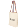 View Image 1 of 3 of DISC Notting Hill Canvas Tote Bag - Rainbow Handles