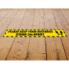 View Image 1 of 4 of DISC Laminated Anti-Slip Vinyl Rectangle Floor Stickers - 700 x 100mm