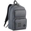 View Image 1 of 5 of Graphite Deluxe Laptop Backpack - Printed