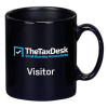 View Image 1 of 1 of Individually Personalised Cambridge Mug - Black