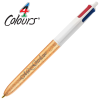 View Image 1 of 4 of DISC BIC® 4 Colour Granite Glace Pen