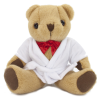 View Image 1 of 2 of 25cm Jointed Honey Bear with Bathrobe