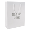 View Image 1 of 1 of DISC Laminated Paper Bag - Small - White