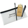 View Image 1 of 1 of Crosshatch Pencil Case with Printed Stationery