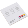 View Image 1 of 1 of DISC Antimicrobial 3" x 3" Sticky Notes - Full Colour