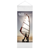 View Image 1 of 3 of DISC Suspended Flag Banner - 58 x 160mm