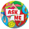 View Image 1 of 2 of 38mm Printed Metal Button Badge
