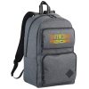 View Image 1 of 5 of Graphite Deluxe Laptop Backpack - Digital Print