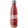 View Image 1 of 11 of Aspen Cork Vacuum Insulated Bottle