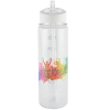 View Image 1 of 5 of Evander 725ml Sports Bottle - Clear - Digital Wrap