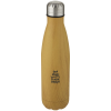 View Image 1 of 5 of Cove 500ml Wood-Look Vacuum Insulated Bottle - Budget Print