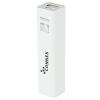 View Image 1 of 3 of Cuboid Blanc Power Bank Charger - 2200mAh - Printed