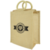 View Image 1 of 3 of Hughes Jute Lunch Bag - Printed