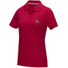 View Image 1 of 4 of Graphite Organic Cotton Women's Polo - Embroidered