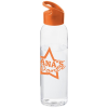 View Image 1 of 3 of Sky Tritan Water Bottle - Clear - Wrap-Around Print