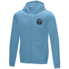 View Image 1 of 5 of Ruby Men's Organic Cotton Zipped Hoodie - Printed