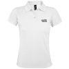View Image 1 of 3 of SOL's Women's Prime Polo - White - Printed