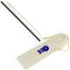 View Image 1 of 3 of Brooklyn Metal Straw Set - Printed Pouch