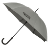 View Image 1 of 4 of Falconetti Automatic Crook Walking Umbrella with Leather Handle