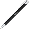 View Image 1 of 1 of Moneta Metal Metallic Pen - Engraved - Blue Ink