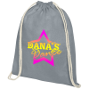 View Image 1 of 3 of Oregon Premium Cotton Drawstring Bag - Colours - Digital Print