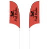 View Image 1 of 1 of 2.4m Curve Flag - Double Sided Print - Without Base
