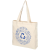 View Image 1 of 2 of Pheebs 7oz Recycled Large Tote - Natural - Printed