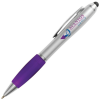 View Image 1 of 2 of Curvy Stylus Pen - Silver - Digital Print - 3 Day