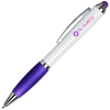 View Image 1 of 3 of Curvy Stylus Pen - White - Digital Print - 3 Day