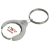 View Image 1 of 3 of Pop Coin Lite Trolley Keyring