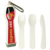View Image 1 of 2 of Lunch Mate Biodegradable Cutlery Set - Digital Printed Case