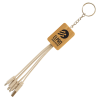 View Image 1 of 3 of Wheatly Charger Keyring - Rectangle - Printed
