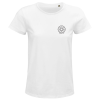 View Image 1 of 3 of SOL's Crusader Women's Organic Cotton T-Shirt - White