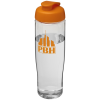 View Image 1 of 5 of Tempo Sports Bottle - Flip Lid - Clear