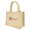 View Image 1 of 1 of Walton Mini Jute Bag - Natural - Digital Print