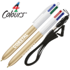 View Image 1 of 8 of BIC® 4 Colours Glace Pen with Lanyard